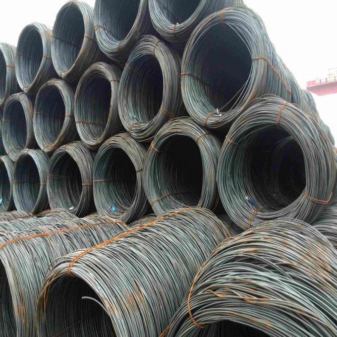 alambre de acero con poco carbono laminado en caliente Rod de 12m m en el alambre con poco carbono Rod Prices del hierro de las bobinas